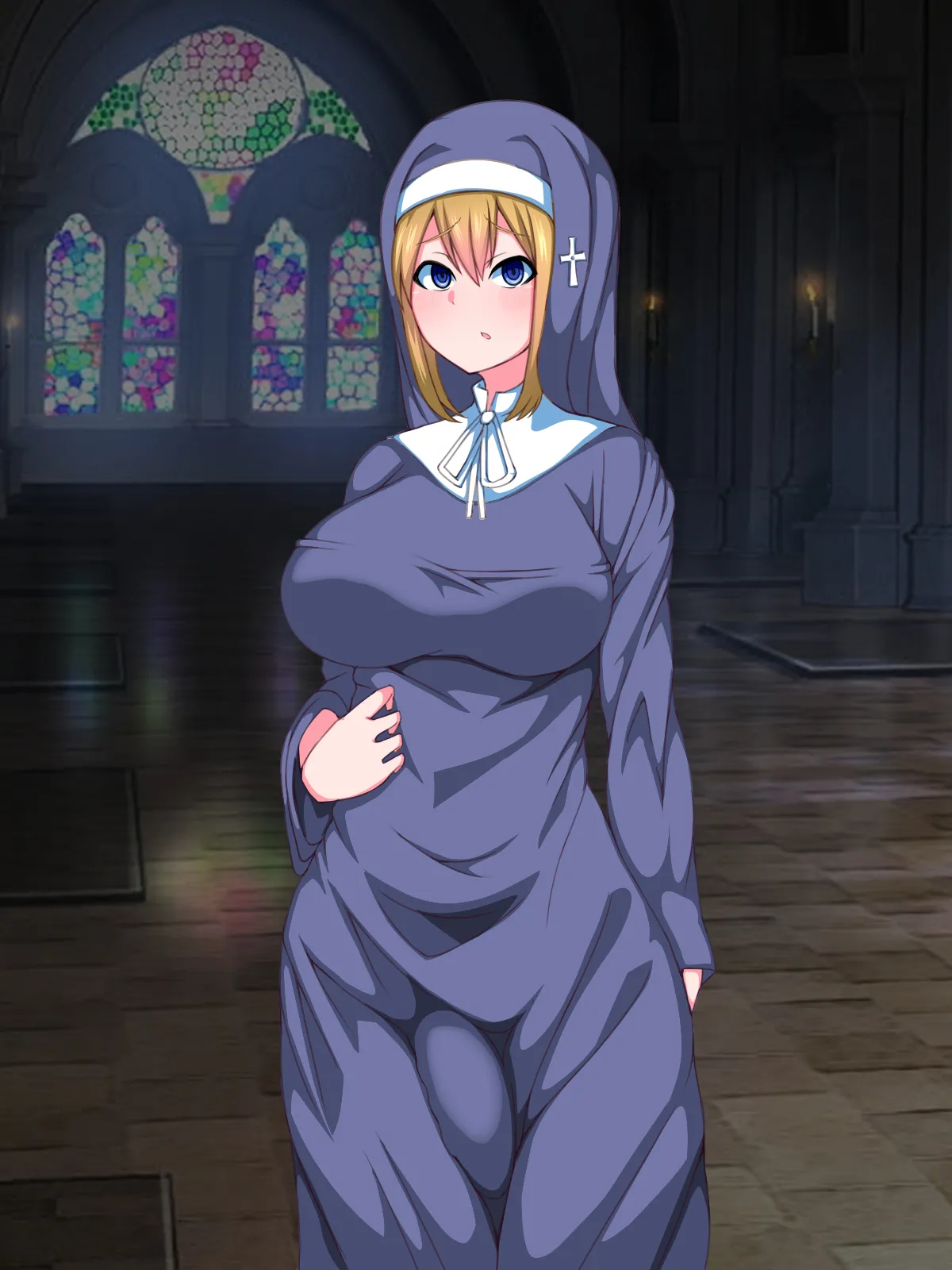 There's No Way This Futanari Nun Will Lose to the Pleasures of Immoral Ejaculation! Page.10