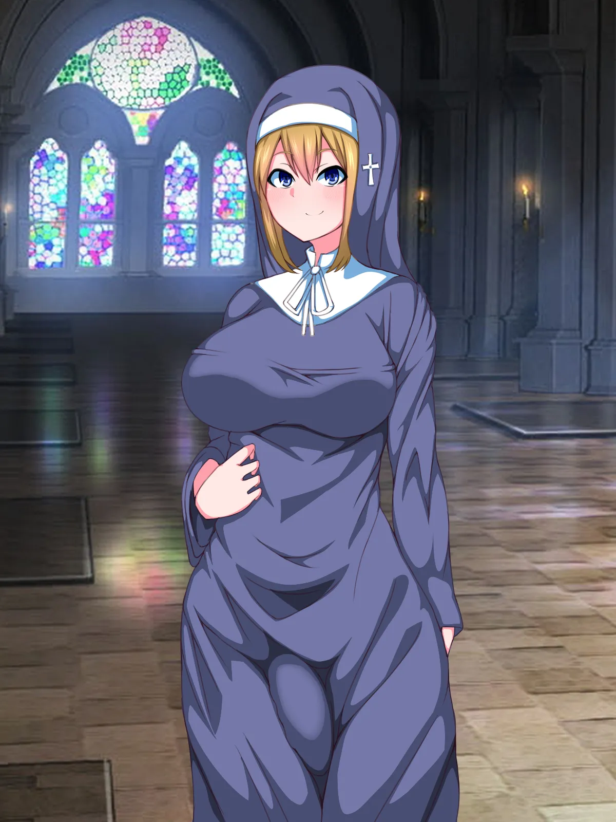 There's No Way This Futanari Nun Will Lose to the Pleasures of Immoral Ejaculation! Page.19