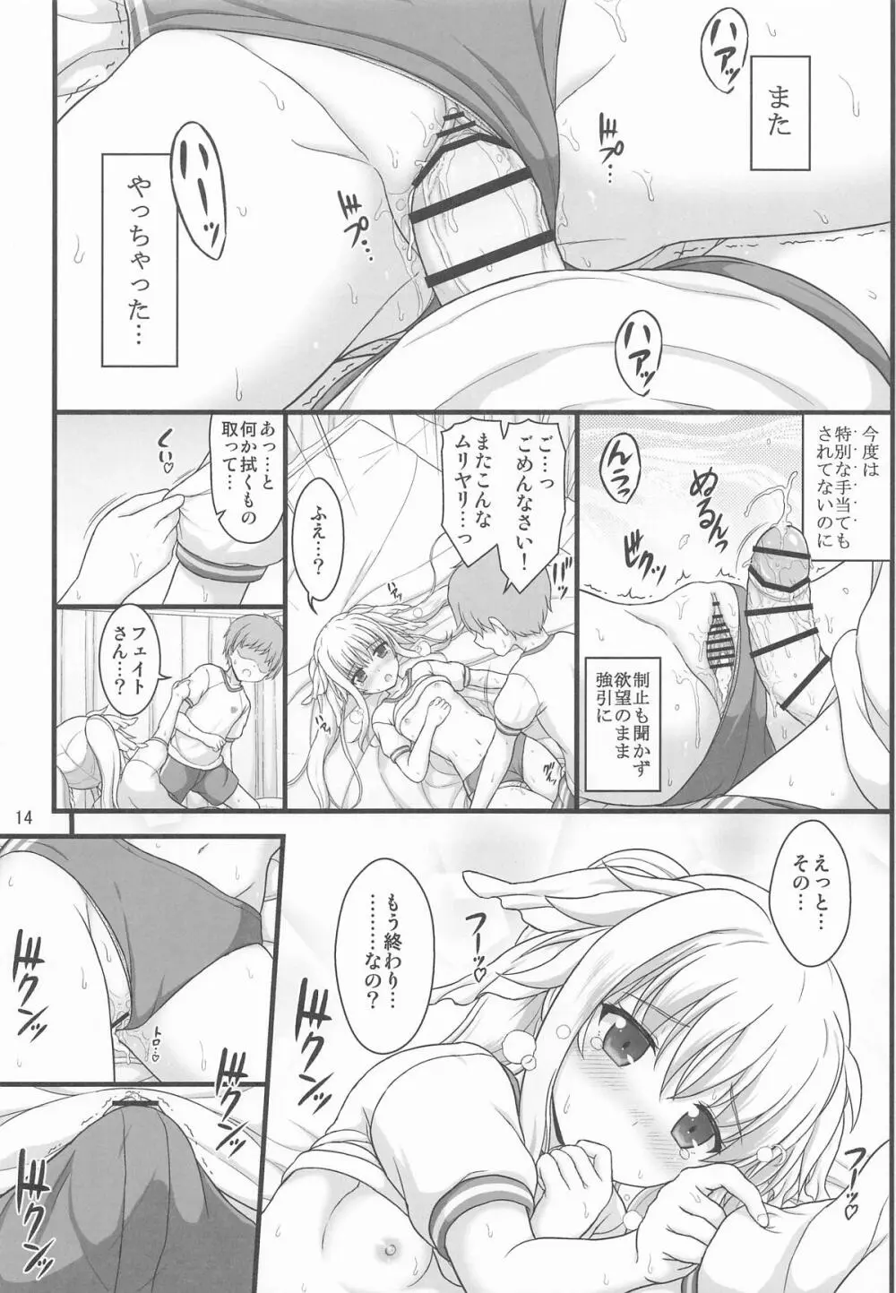 きれいで優しくてチョロくてH過ぎるフェイトさん Page.13