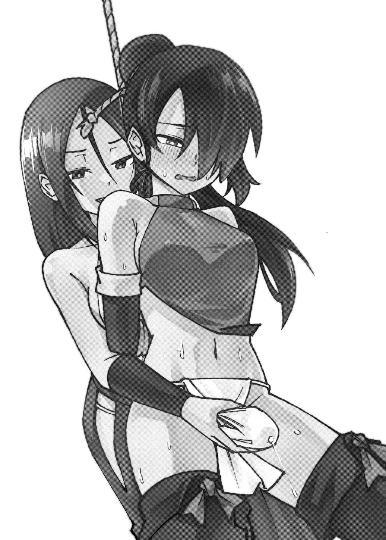 ふたなり化くノ一○問 ～○問耐性持ちくノ一 初めてのペニス責め～ Page.2