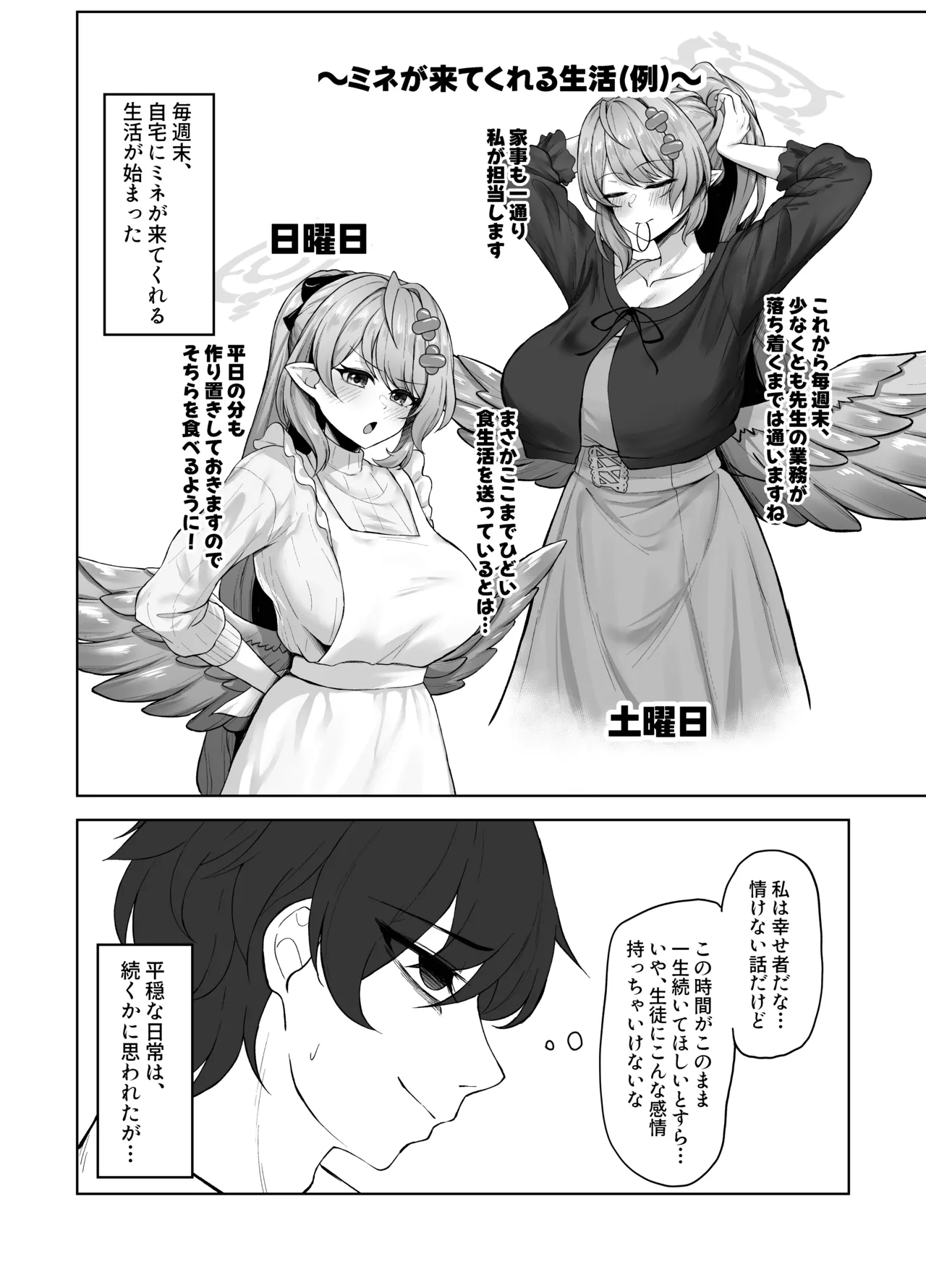 [銀色りんご畑(迎江)]蒼〇ミネ、先生のお嫁さん(専属生オナホ)に永久就職大成功！?(ブルーアカイブ)[DL版] Page.7