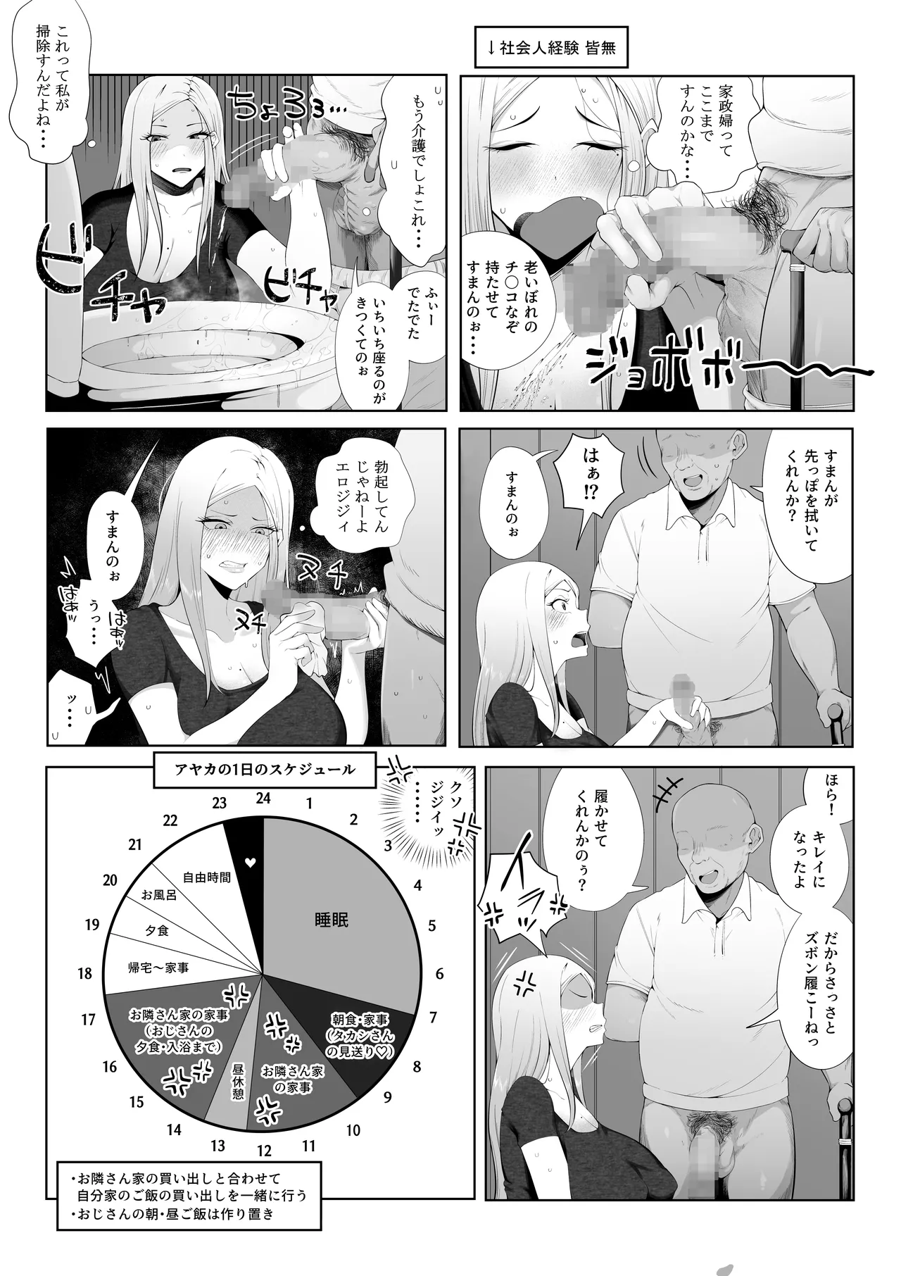旦那大好き長乳人妻ギャルがお隣さん家の性処理ペットになるまで Page.8