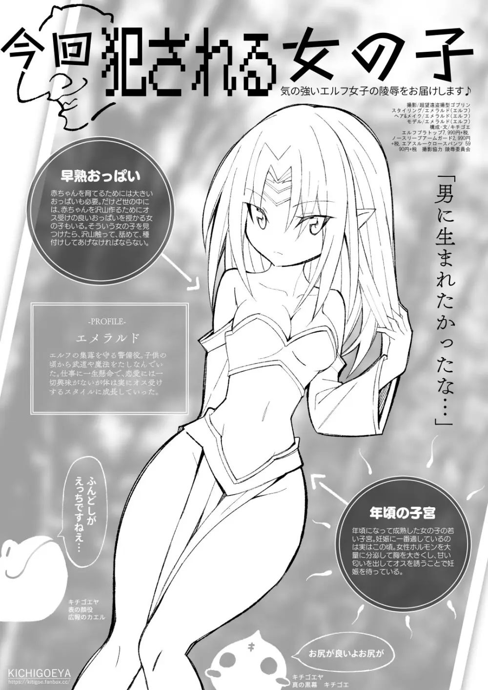 異種姦風俗街(4) ゴブリン軍団×女エルフ Page.7