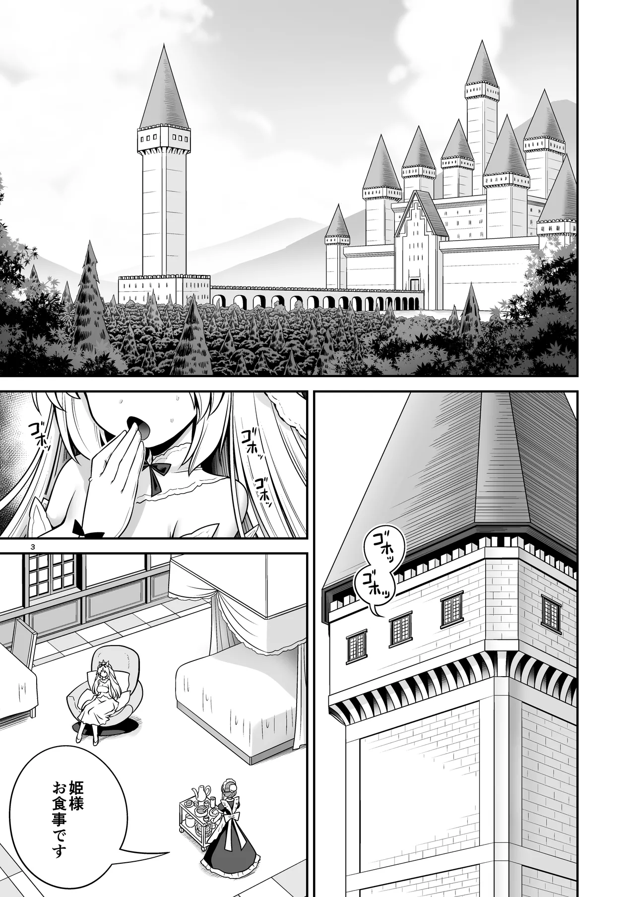 病弱な純白姫様は蟲姦ラブ Page.3