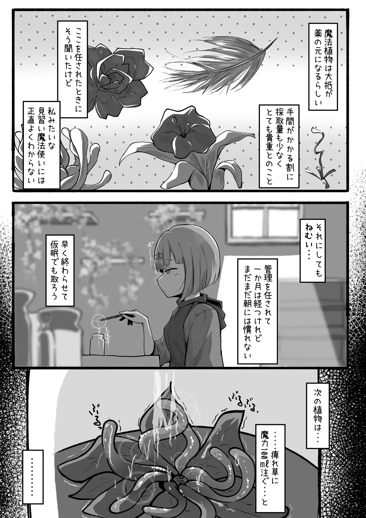 見習い魔法使いに植物の管理は難しい Page.3