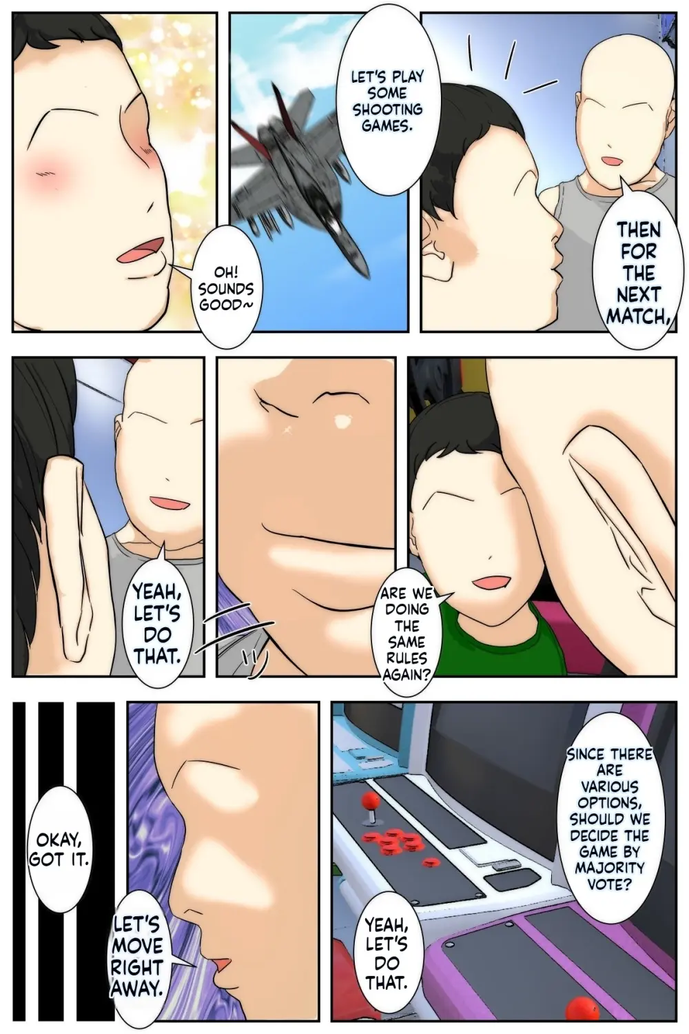 My mom got fucked by my classmates at the arcade Page.52