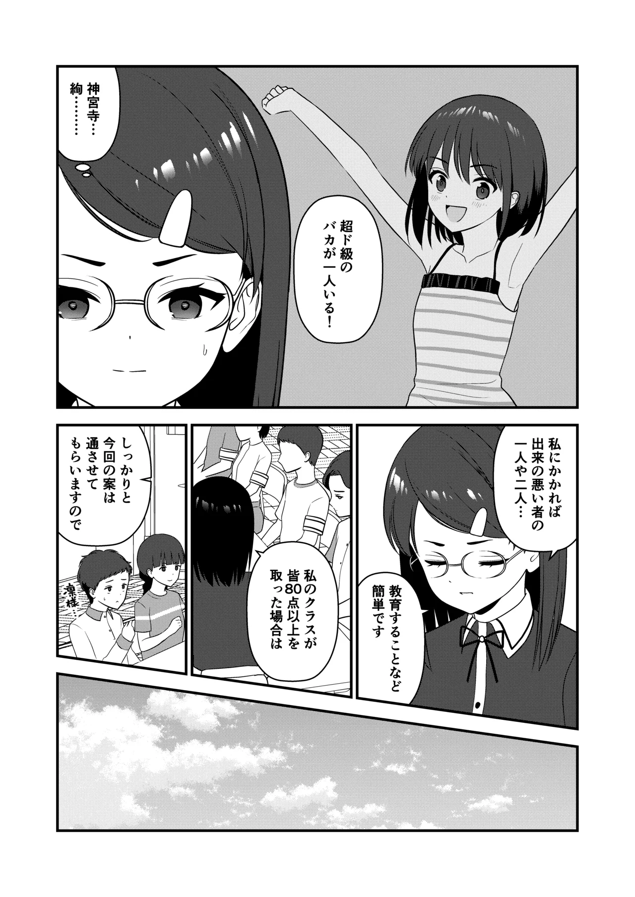 お仕置きされて1日下半身の着衣が禁止される学校 3 Page.20