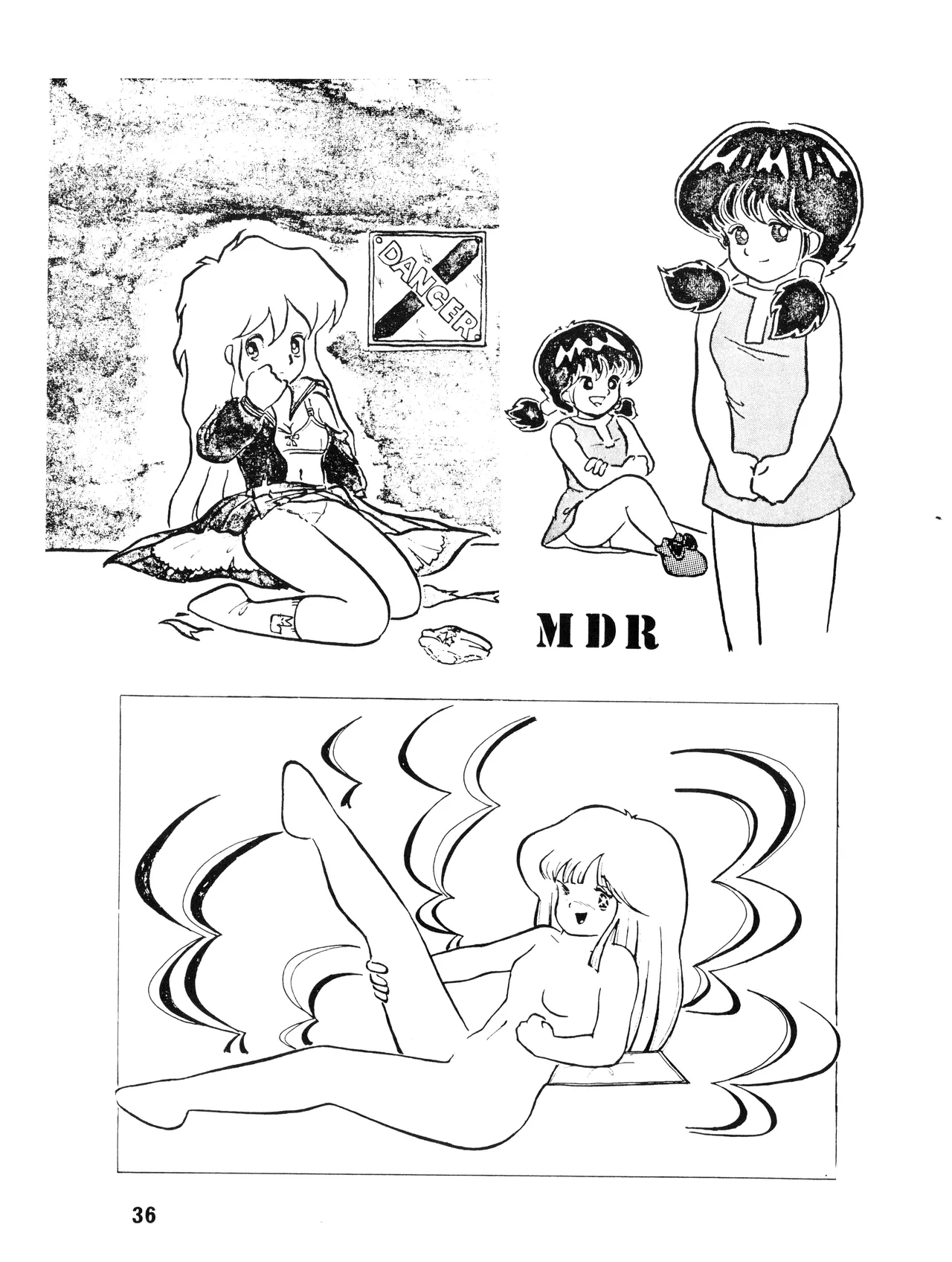 [吾妻ひでお F.C. / 美少女愛好会 シッポがない ] WE LOVE LITTLE GIRL - 美少女学 VOL.13 (1983) 昭和 58 年 Page.36