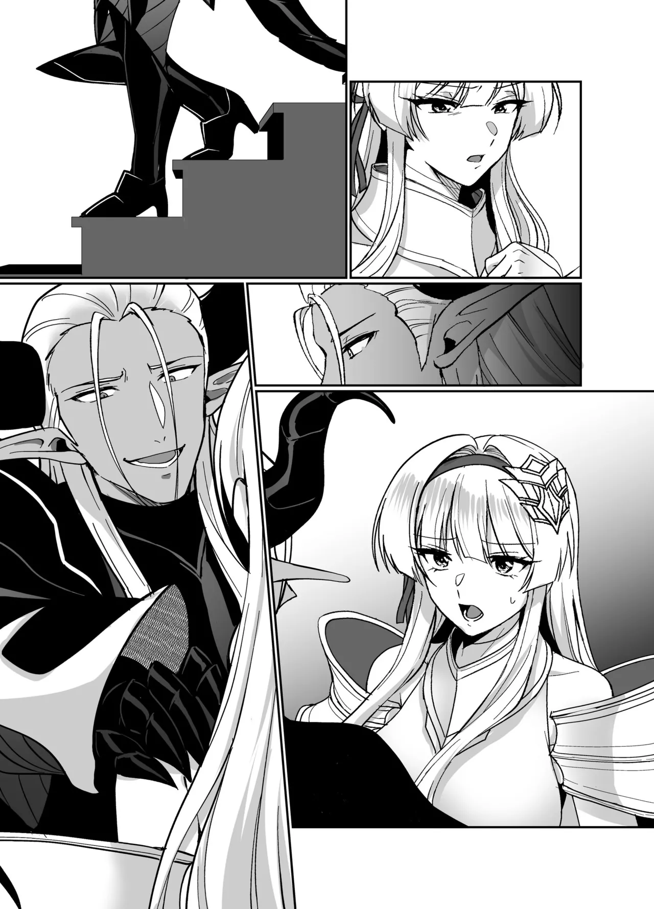 憑転の騎士アリシア〜正義の姫騎士が魔王の器に染まり堕ちる時から〜 Page.47