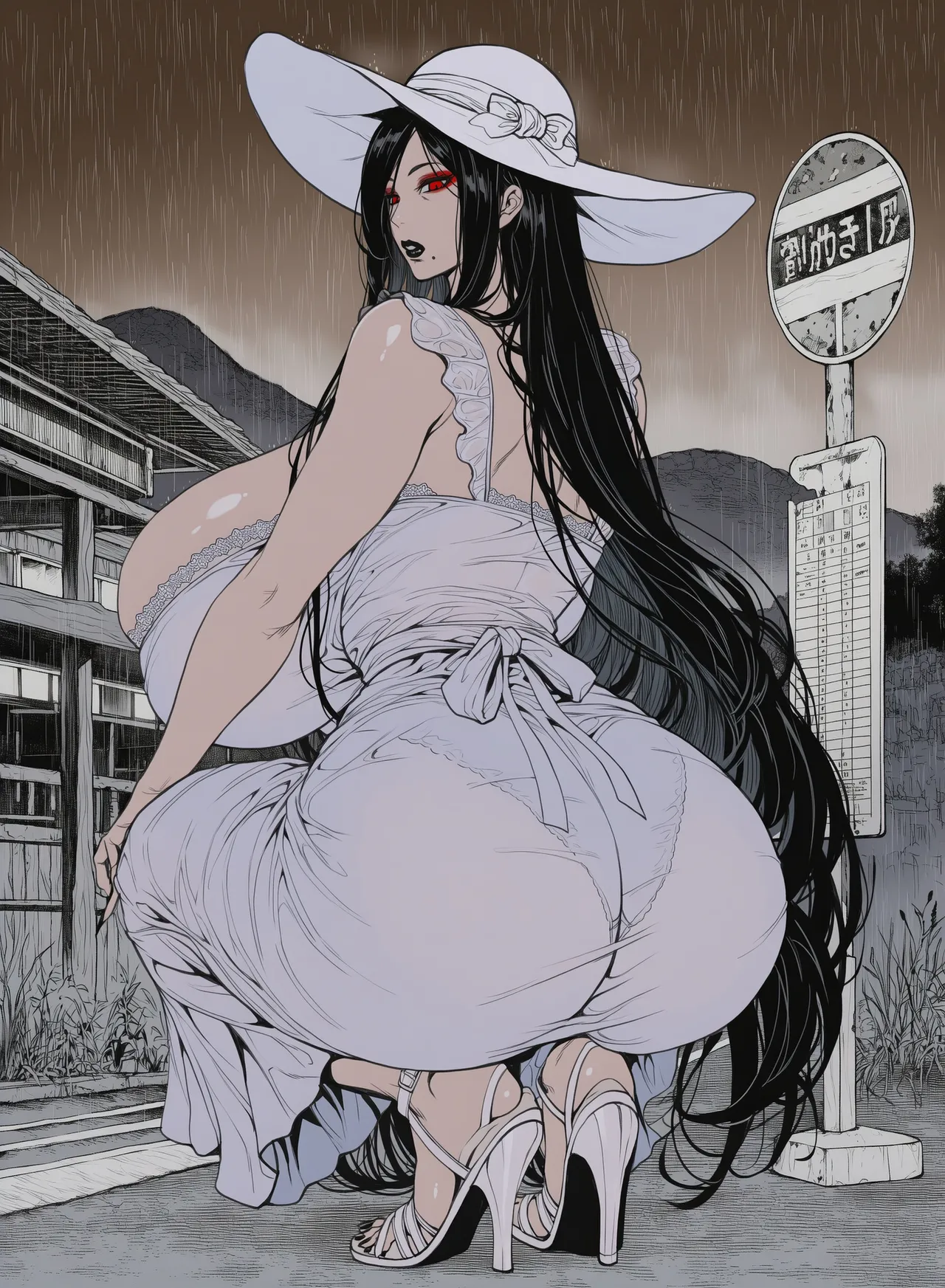 xXxBATxXx IMILF Hasshaku-sama & Sadako Page.60