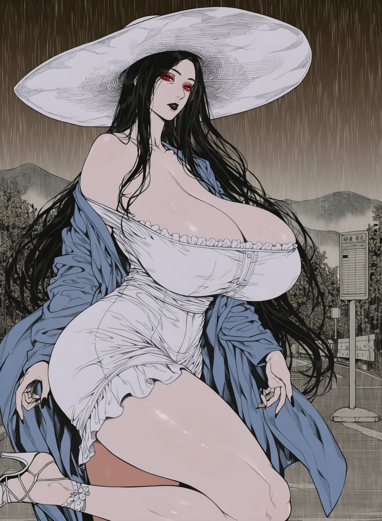 xXxBATxXx IMILF Hasshaku-sama & Sadako Page.61