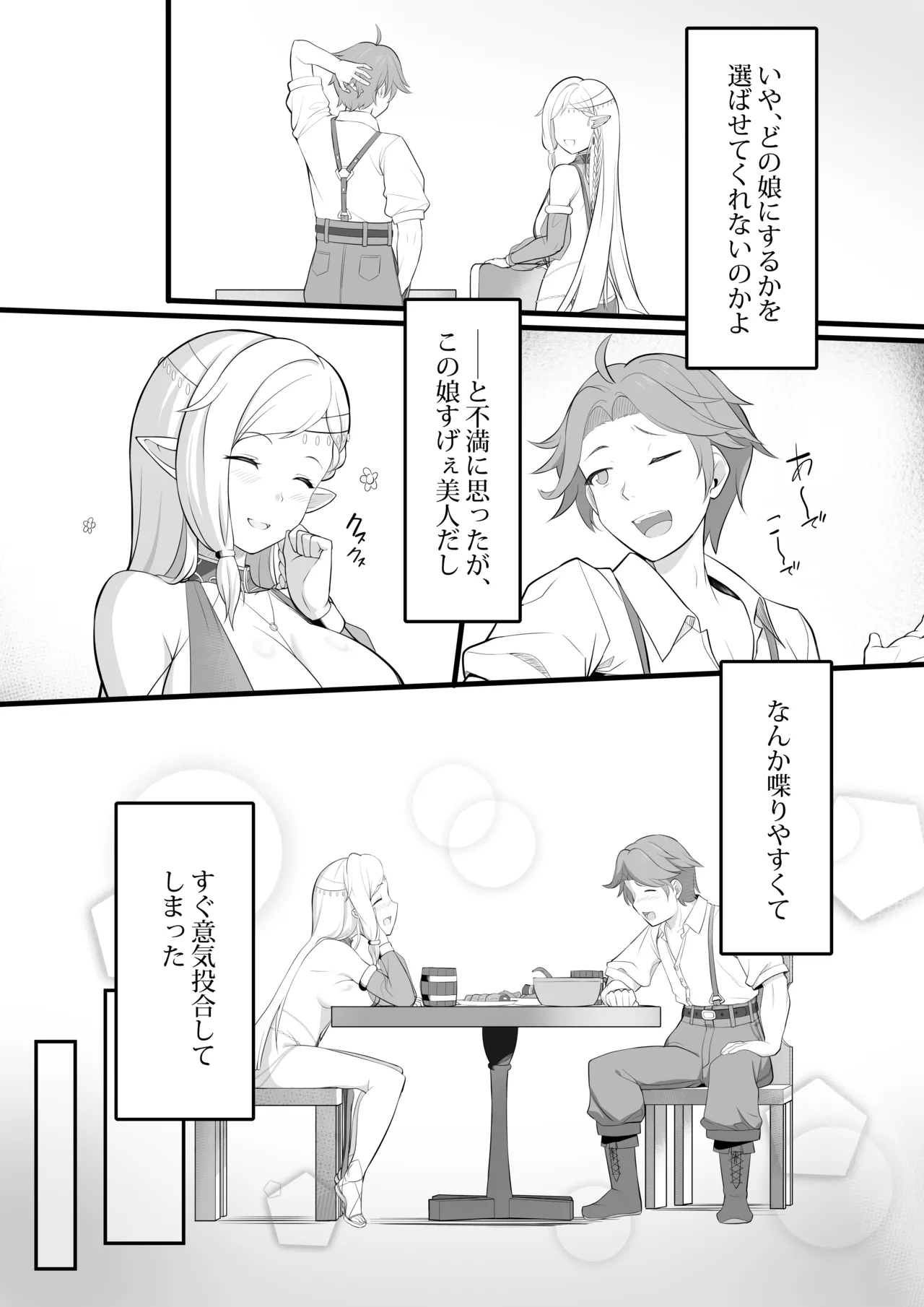 踊り子娼館に行ったら、美人エルフの踊り子がいっぱい搾り取ってくれたお話 Page.7