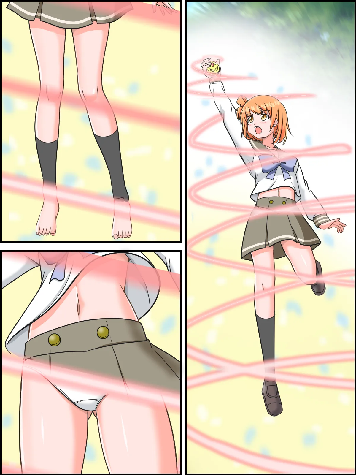 よその子ヒロインあまねの変身シーン Page.2