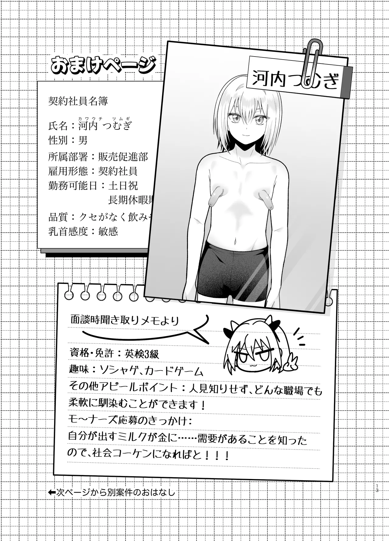 単発ミルク♂スタッフ Page.13