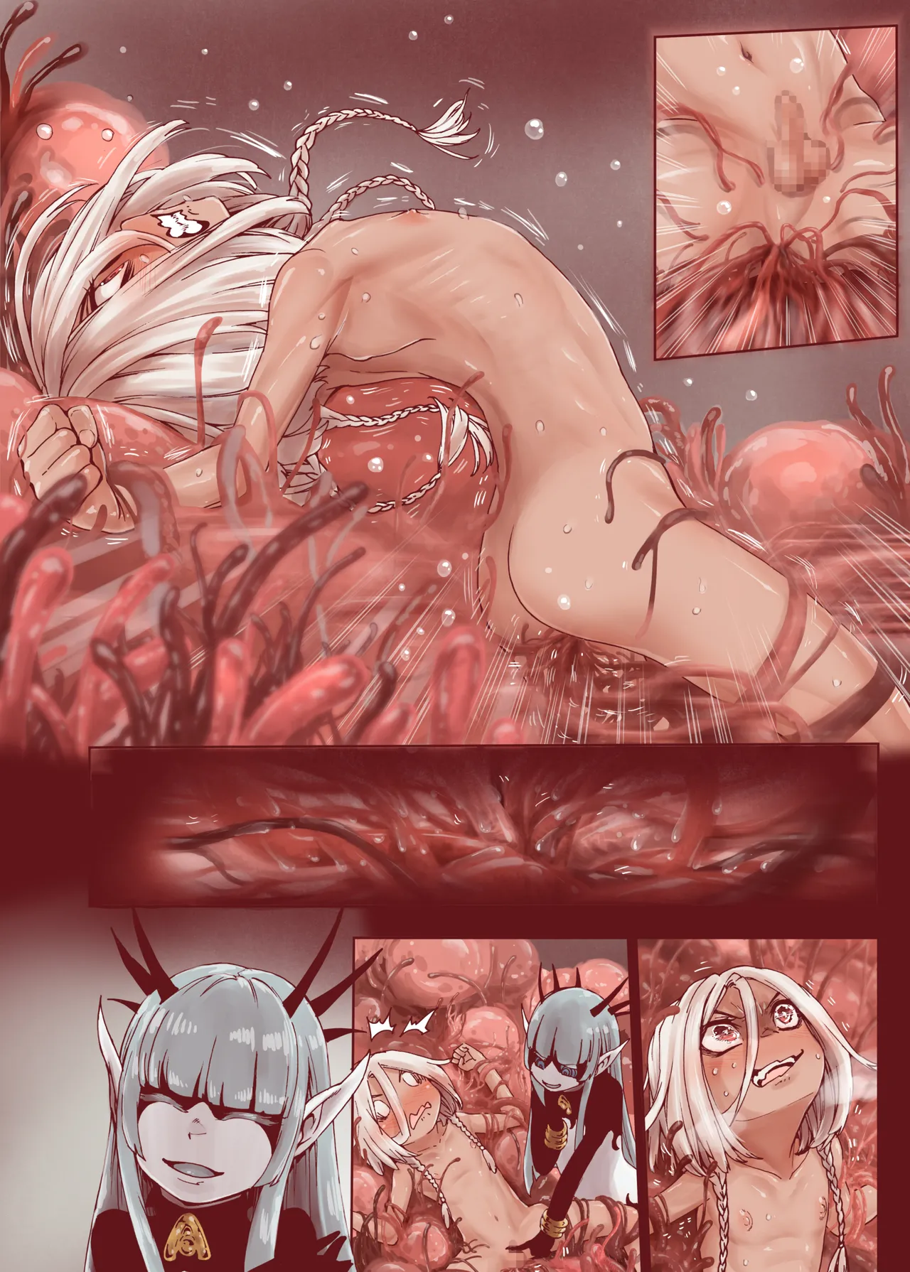 堕落 の 魔女 〜 初年 よしゃ と ツルペタ エルフ 和 以下にして 魔女 に 敗れた 化 Page.18