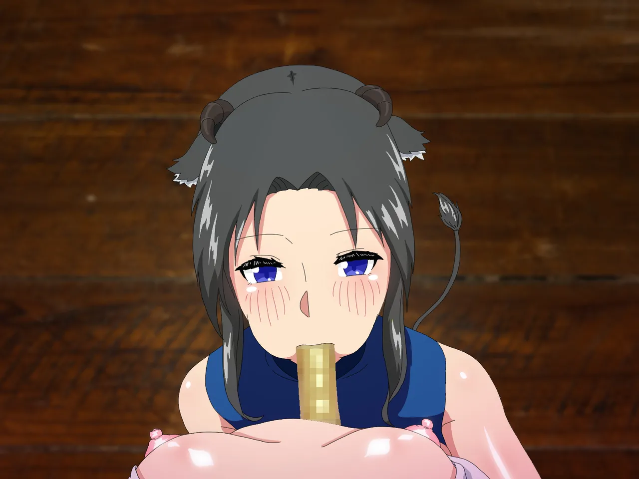 精液結び～ふたなり狐娘が爆乳牛娘と採精性行～後編 Page.229