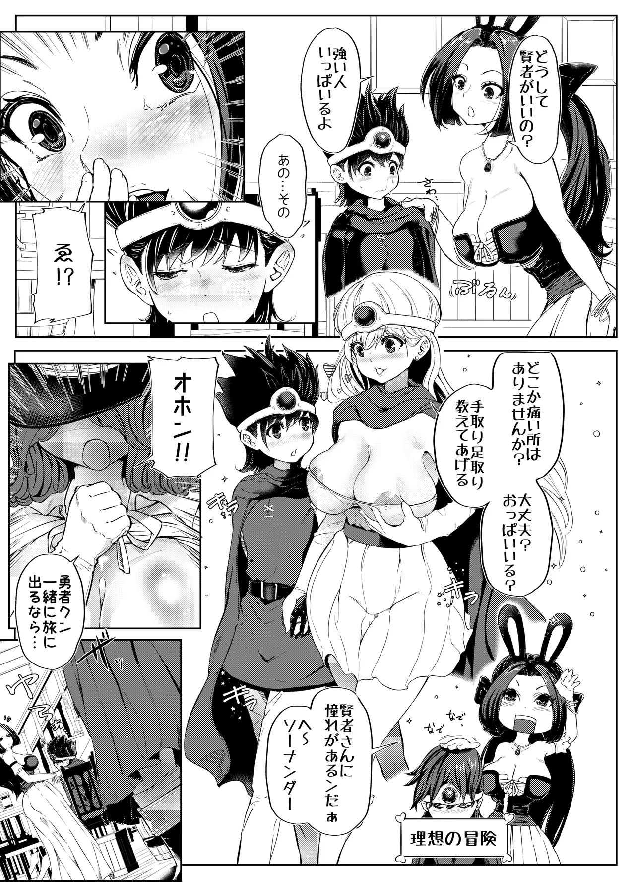 DQ3でHな仲間たち ずっと賢者タイム Page.5