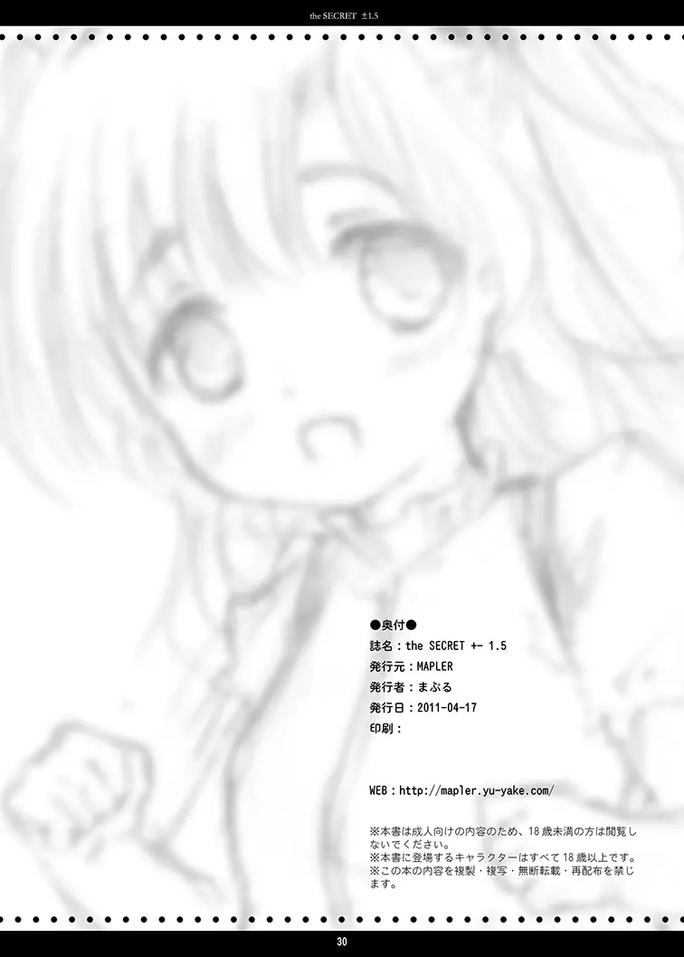 the SECRET ±1.5 Page.29
