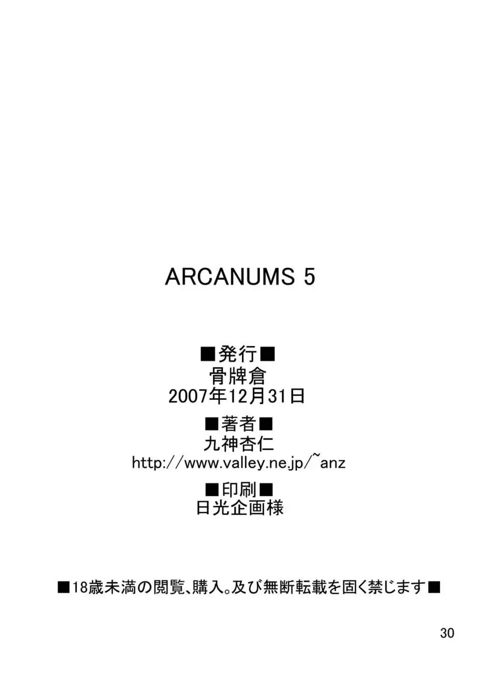 ARCANUMS5 Page.29