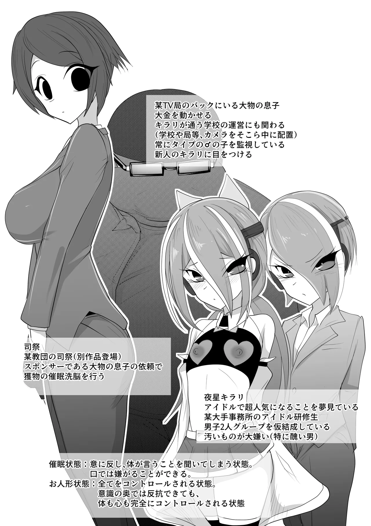 ホモ化催○洗脳 ノンケ男の娘とキモ♂汚ち〇ぽズ Page.4