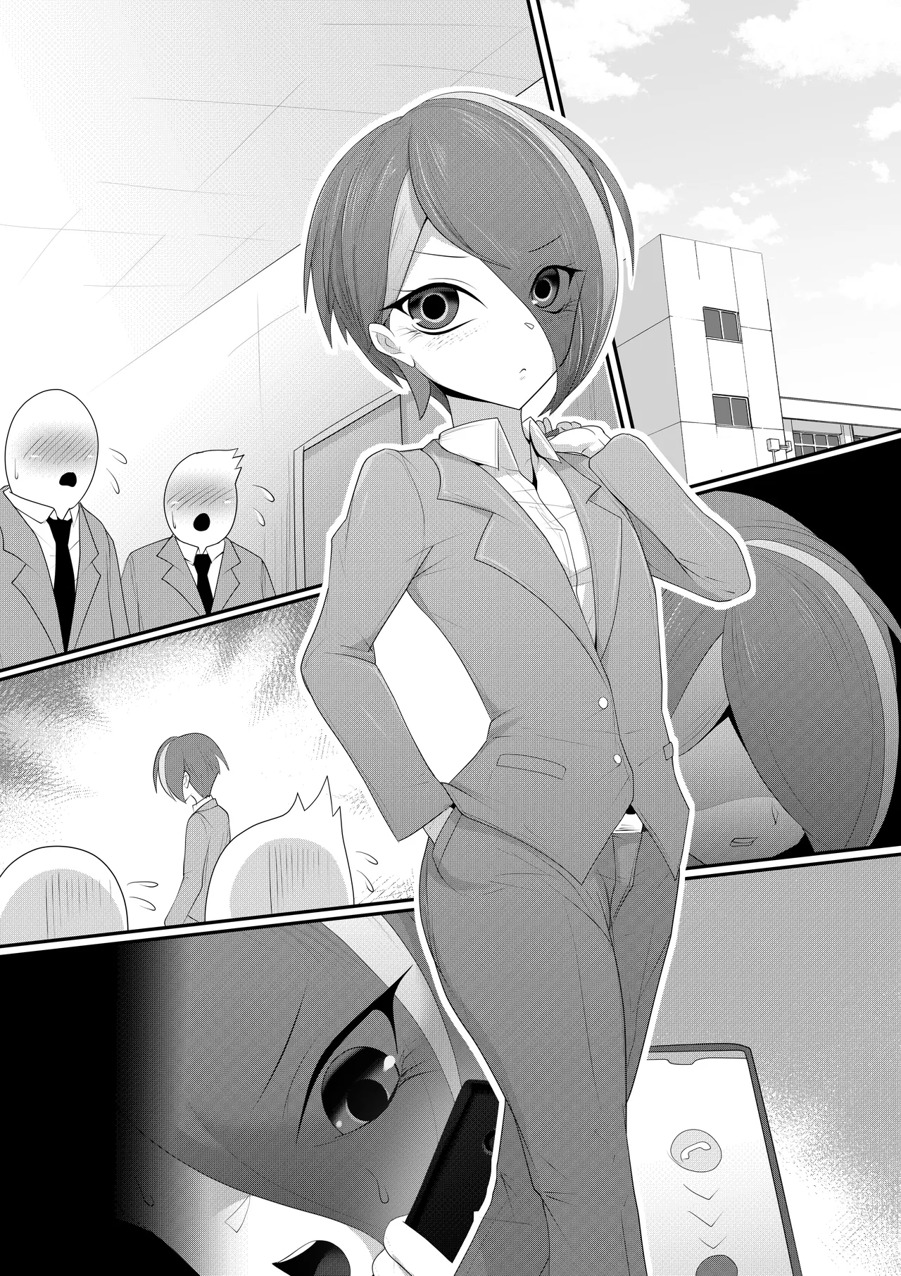 ホモ化催○洗脳 ノンケ男の娘とキモ♂汚ち〇ぽズ Page.57