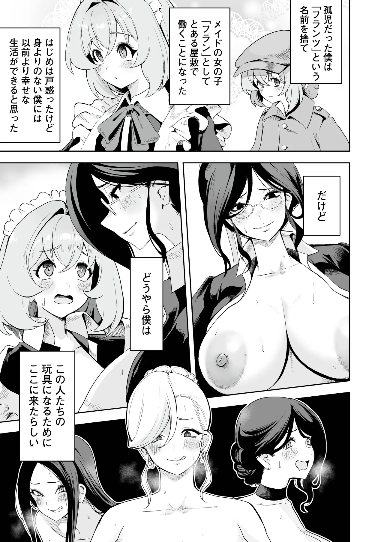 メイドたちの性事情2 〜男子禁制の館でメイドとして仕える僕が、女主人をイかせて堕とすまで〜 Page.2
