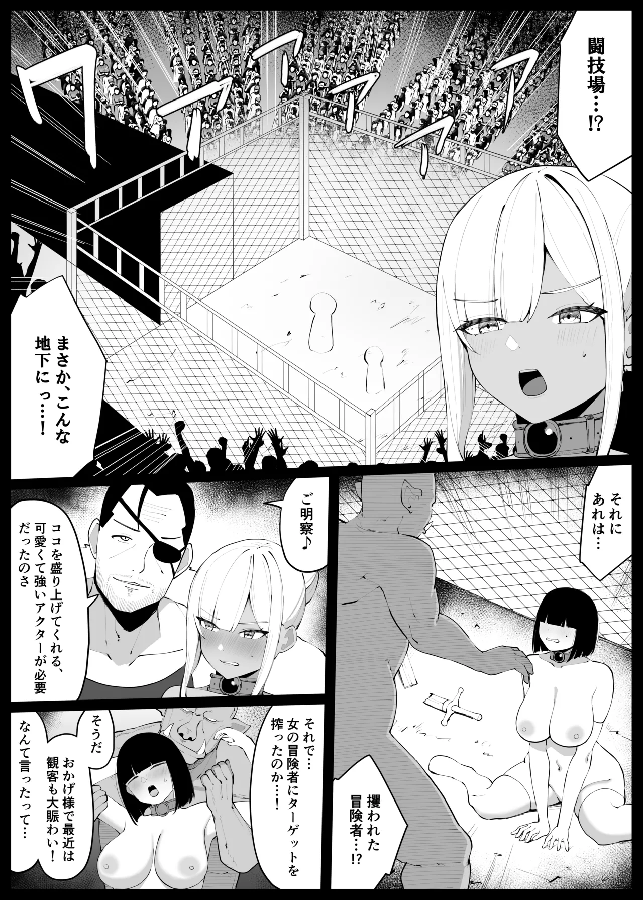 人妻ナイトが地下闘技大会で敗北する話 Page.11