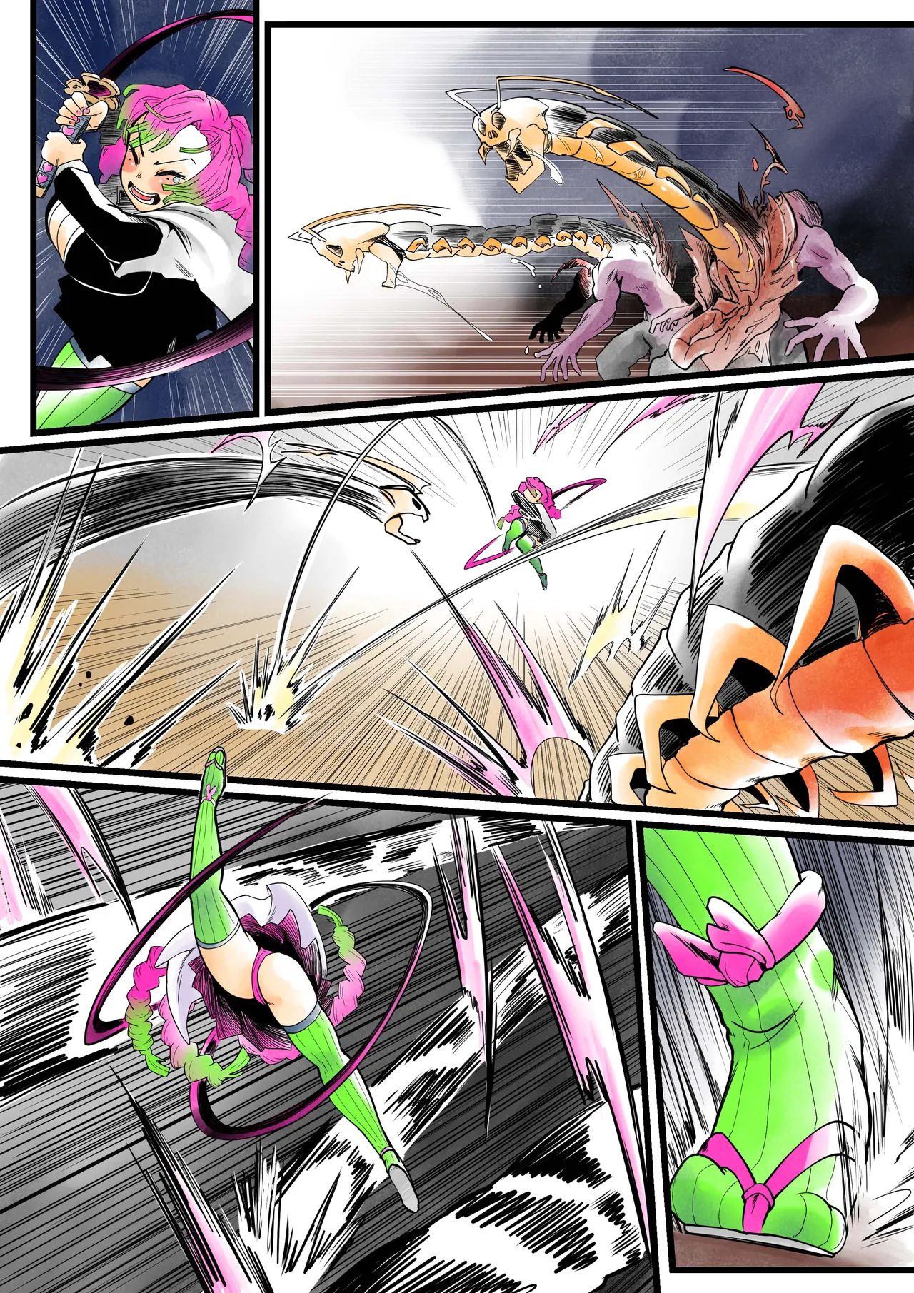 蟲生スはつ恋、みだれ蜜~甘露寺●璃ニプルファック蟲○産卵~ Page.59