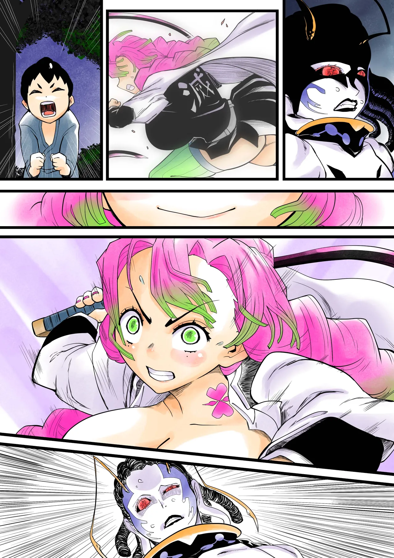 蟲生スはつ恋、みだれ蜜~甘露寺●璃ニプルファック蟲○産卵~ Page.60