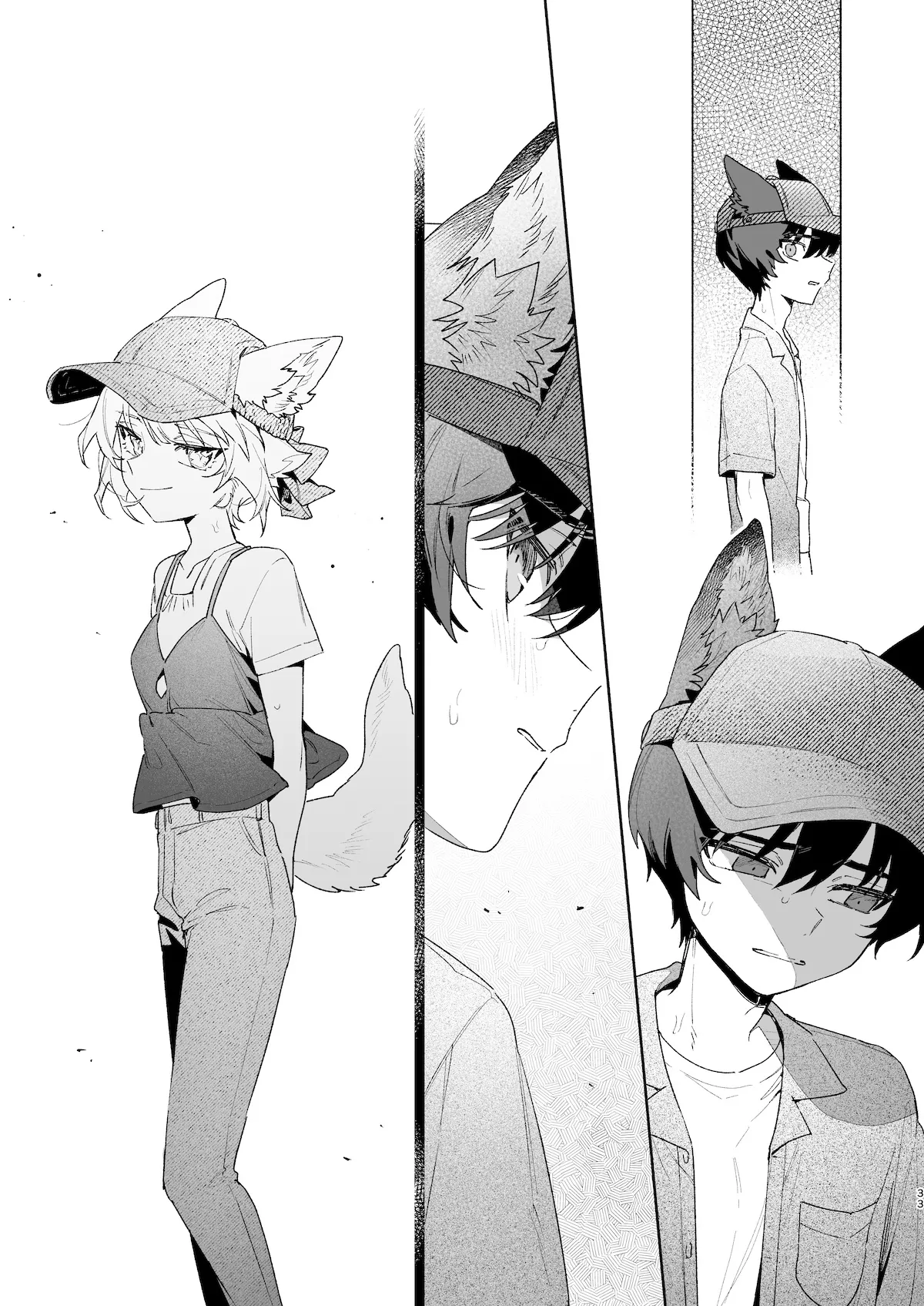 ♂が受け。コヨーテちゃん×甲斐犬くん2 Page.34