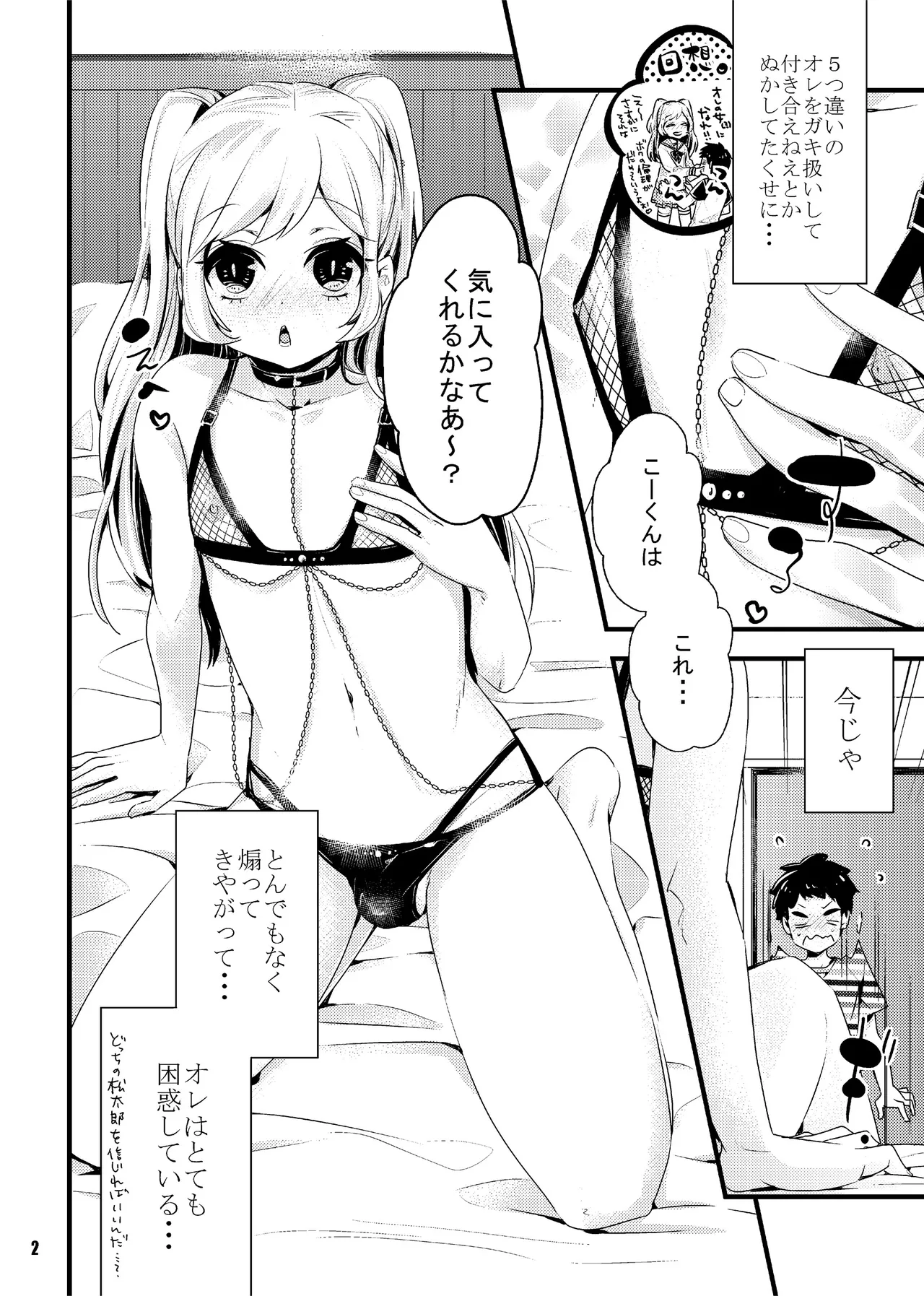 オレの彼女(?)は年上男の娘 Page.2