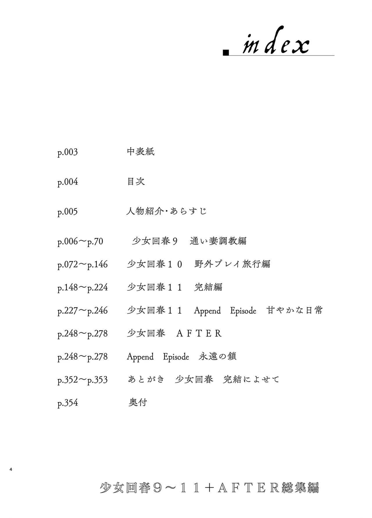 少女回春9〜11＋AFTER総集編 Page.4