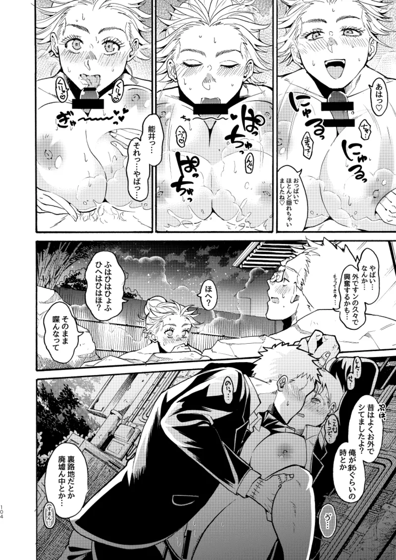 【心能井同人誌再録】Honeymoon Night Page.102