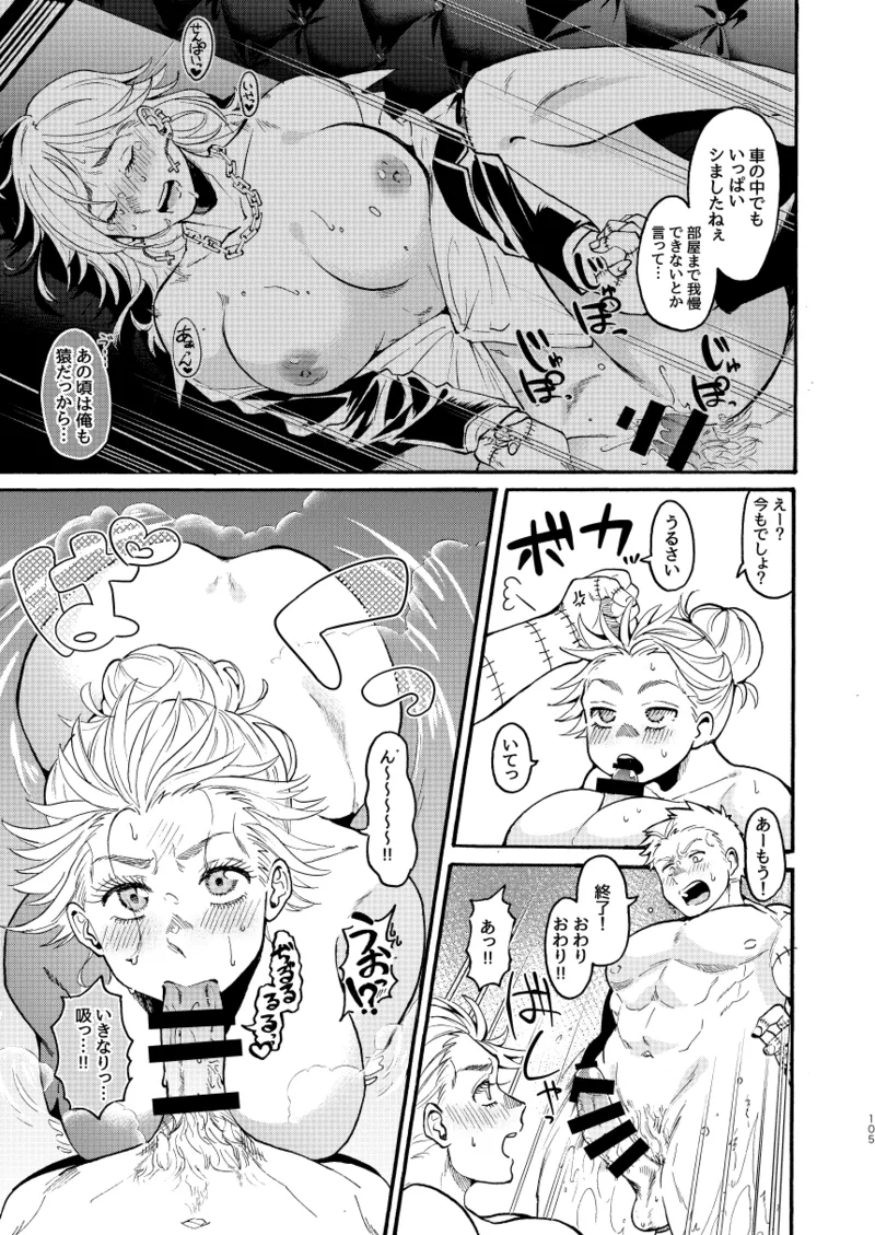 【心能井同人誌再録】Honeymoon Night Page.103