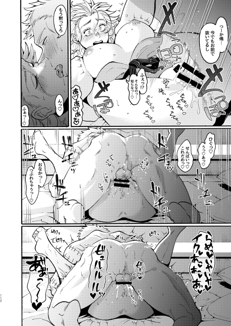 【心能井同人誌再録】Honeymoon Night Page.110