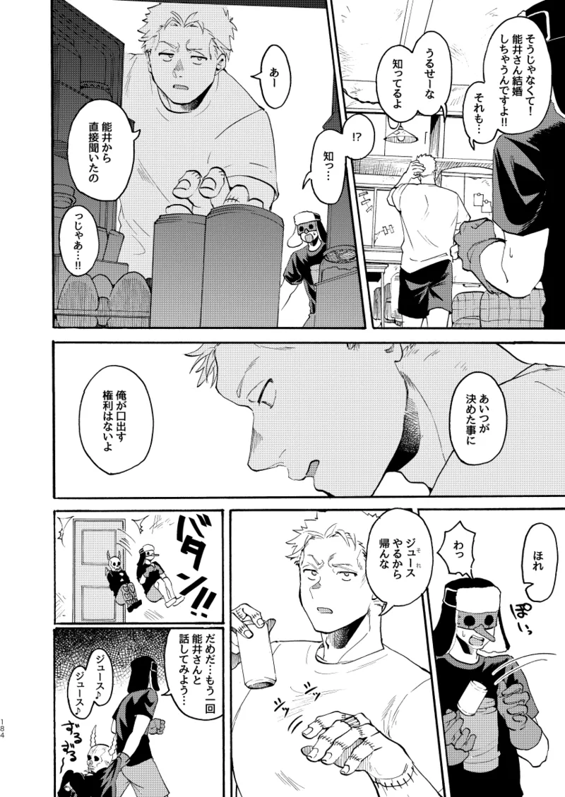 【心能井同人誌再録】Honeymoon Night Page.181