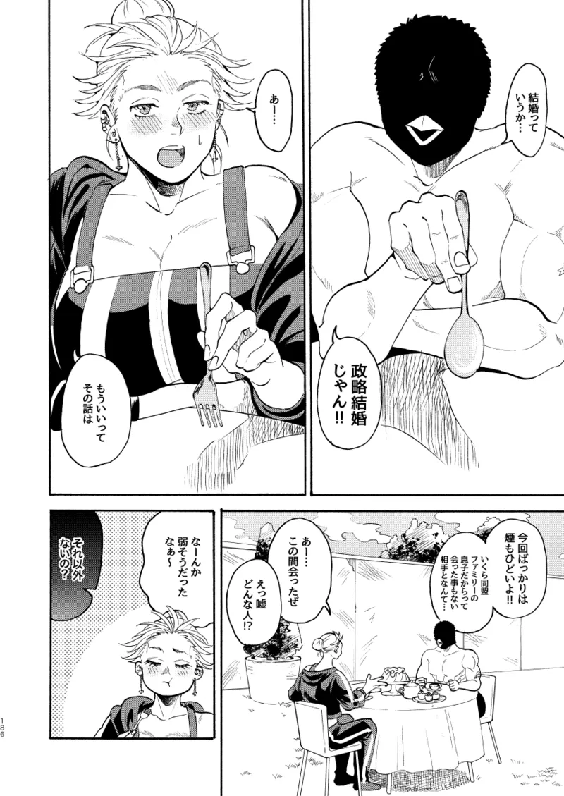 【心能井同人誌再録】Honeymoon Night Page.183