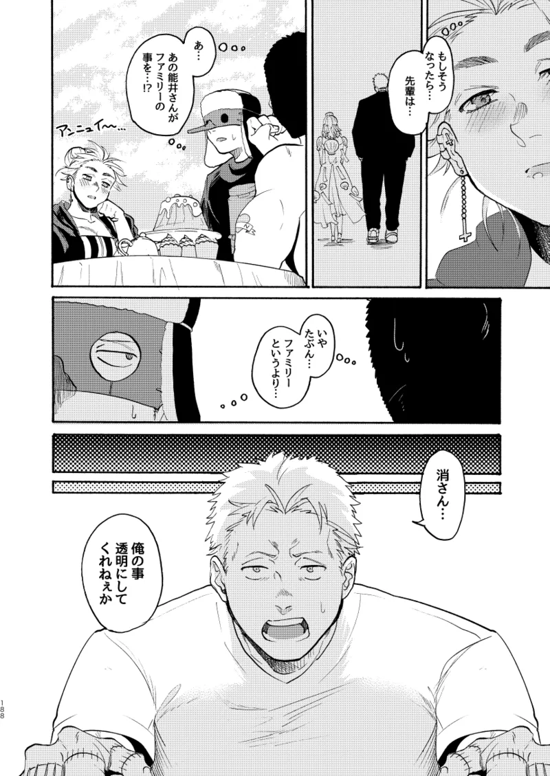 【心能井同人誌再録】Honeymoon Night Page.185