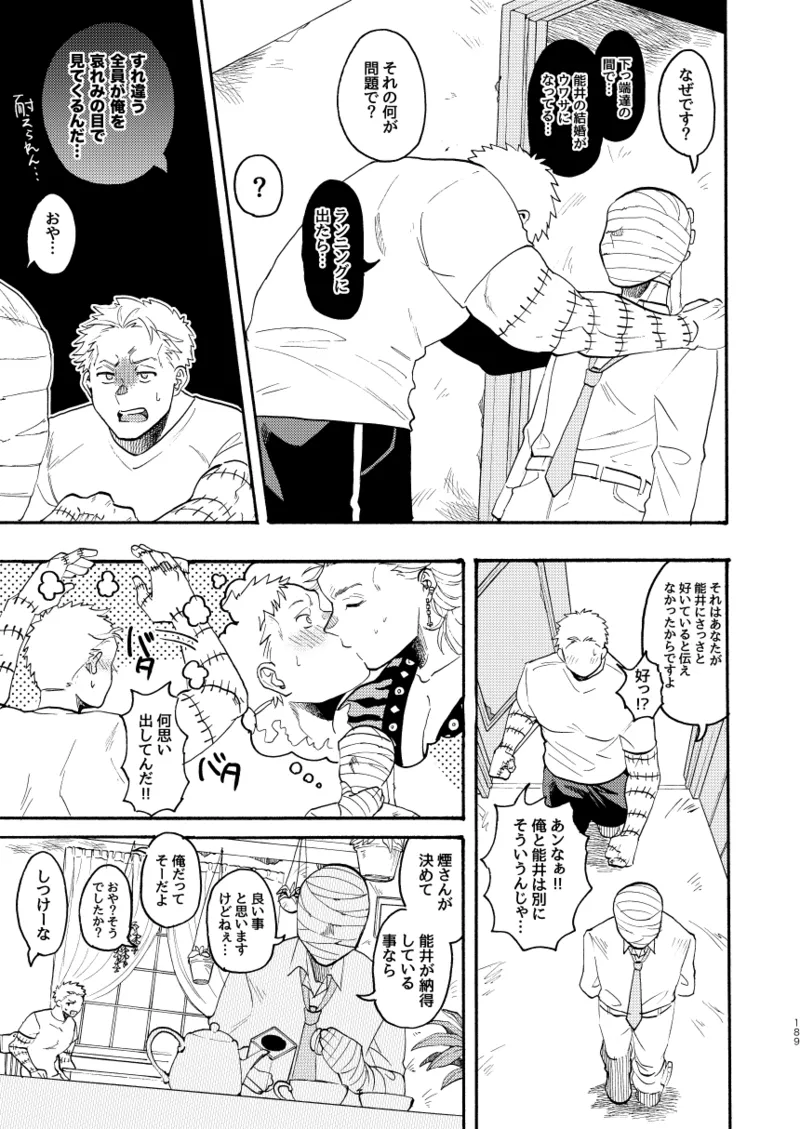 【心能井同人誌再録】Honeymoon Night Page.186