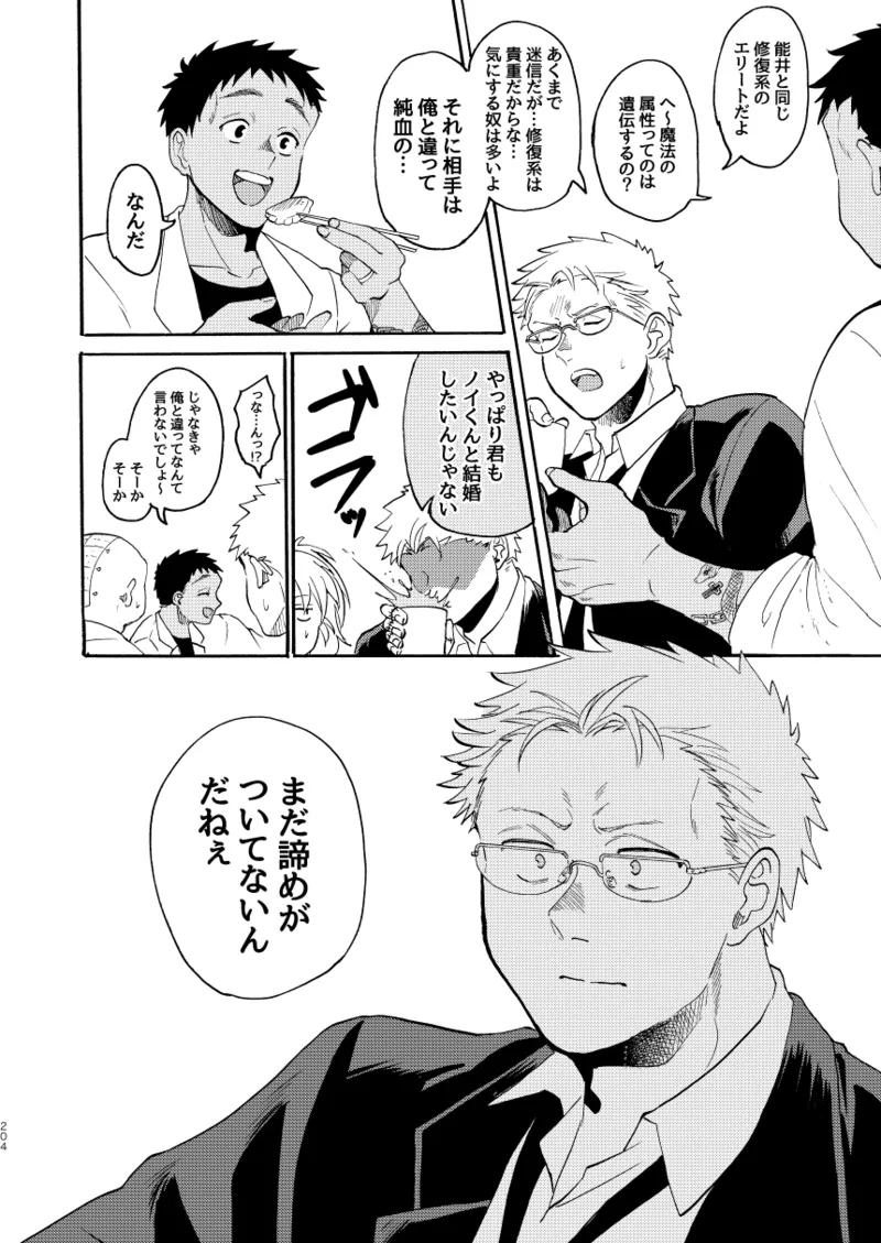 【心能井同人誌再録】Honeymoon Night Page.201