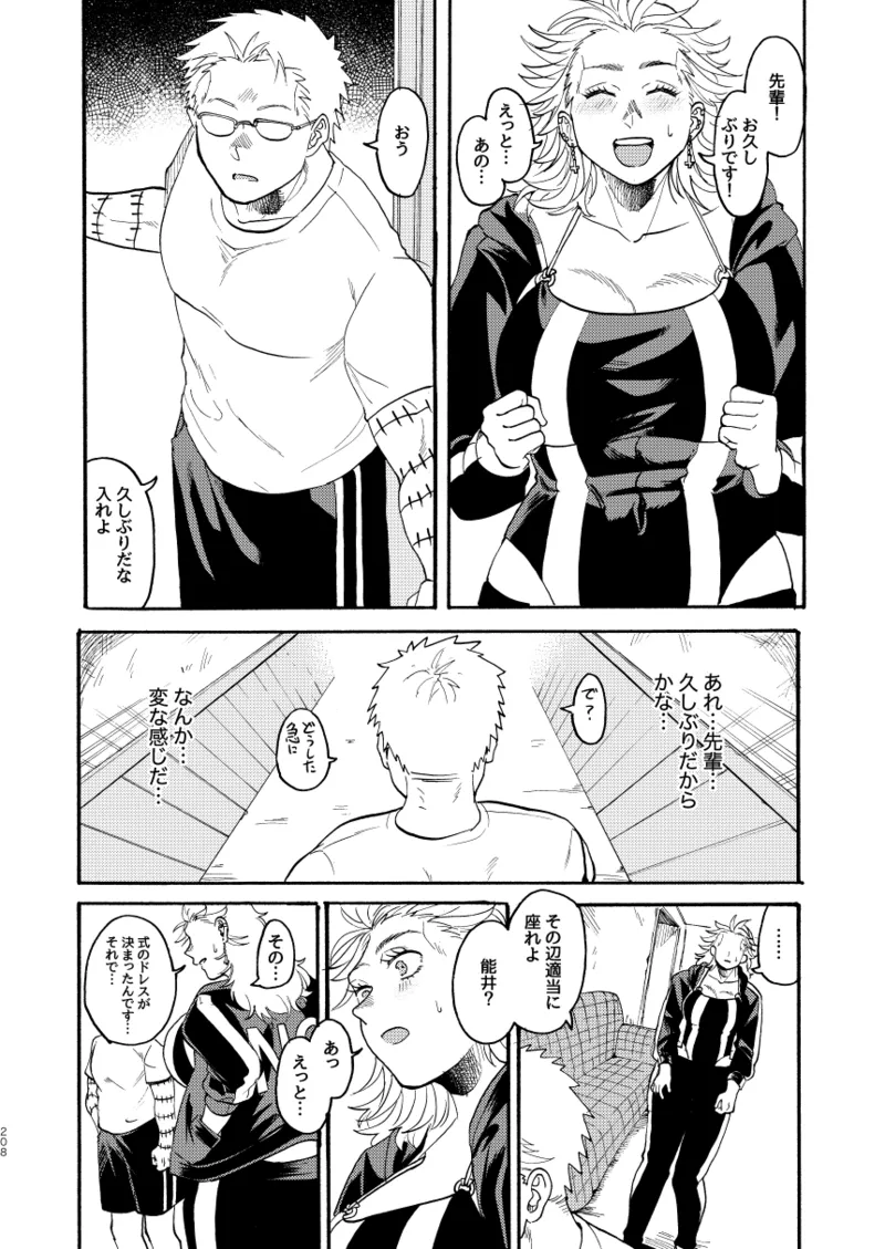 【心能井同人誌再録】Honeymoon Night Page.205