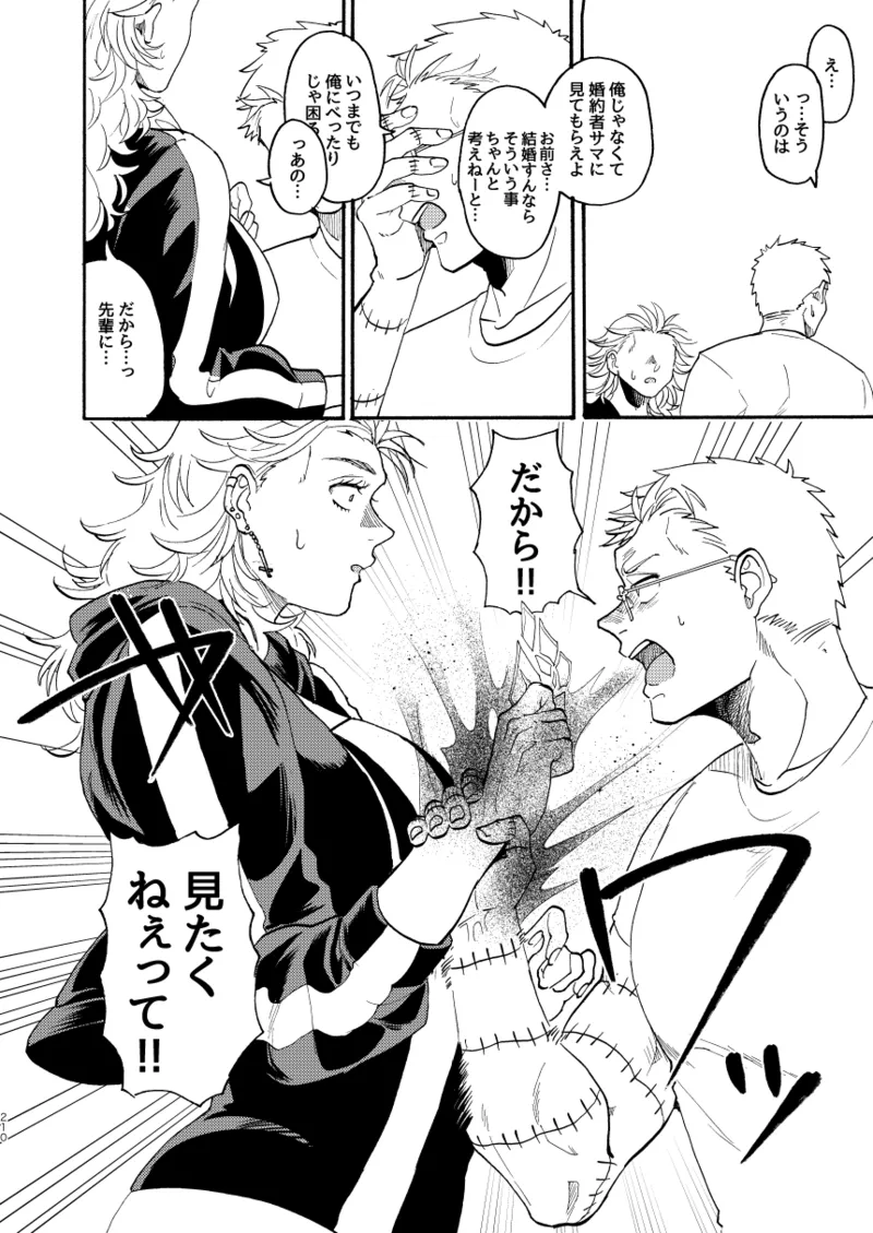 【心能井同人誌再録】Honeymoon Night Page.207