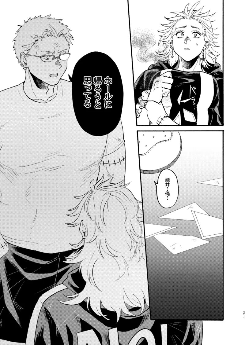 【心能井同人誌再録】Honeymoon Night Page.208