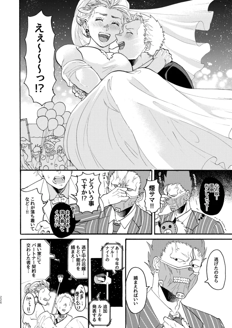 【心能井同人誌再録】Honeymoon Night Page.222