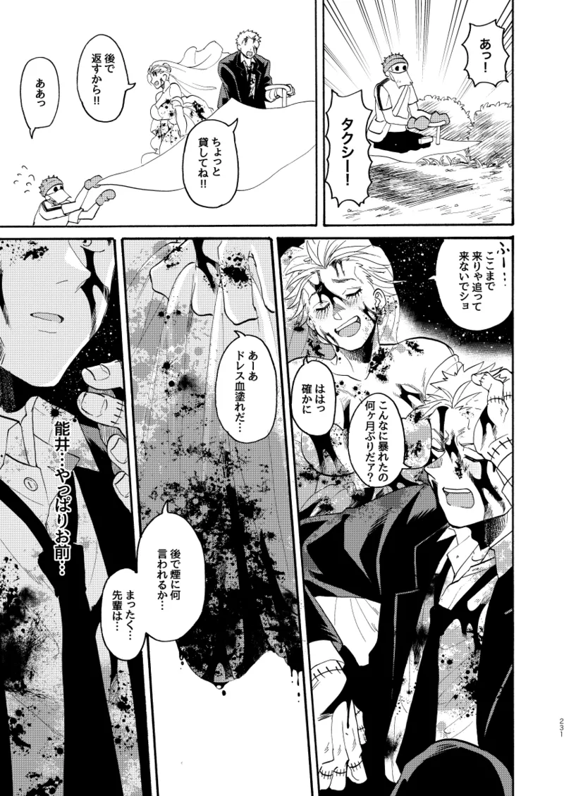 【心能井同人誌再録】Honeymoon Night Page.227