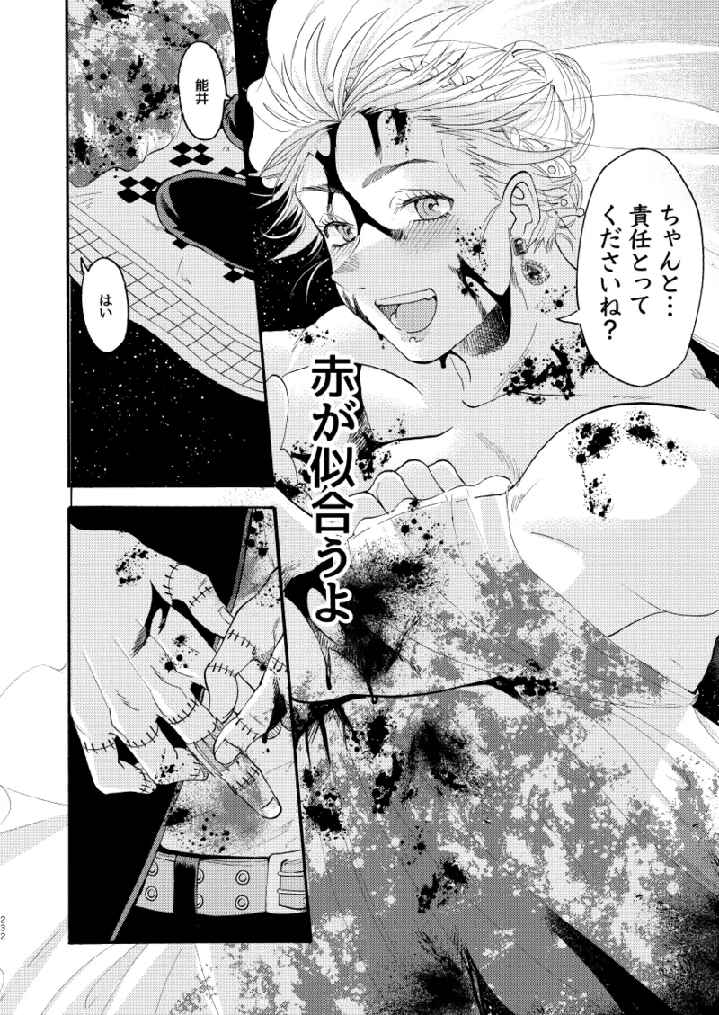 【心能井同人誌再録】Honeymoon Night Page.228
