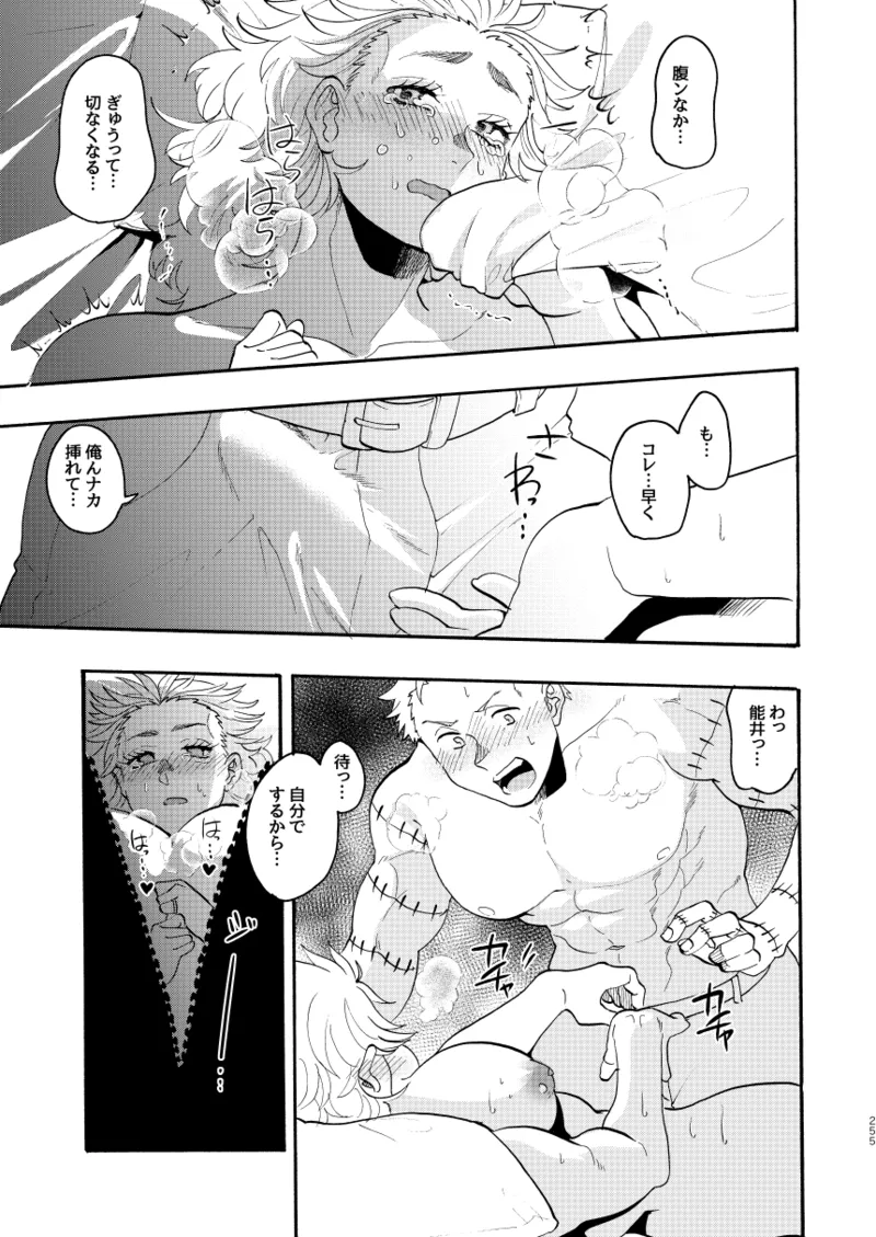 【心能井同人誌再録】Honeymoon Night Page.250