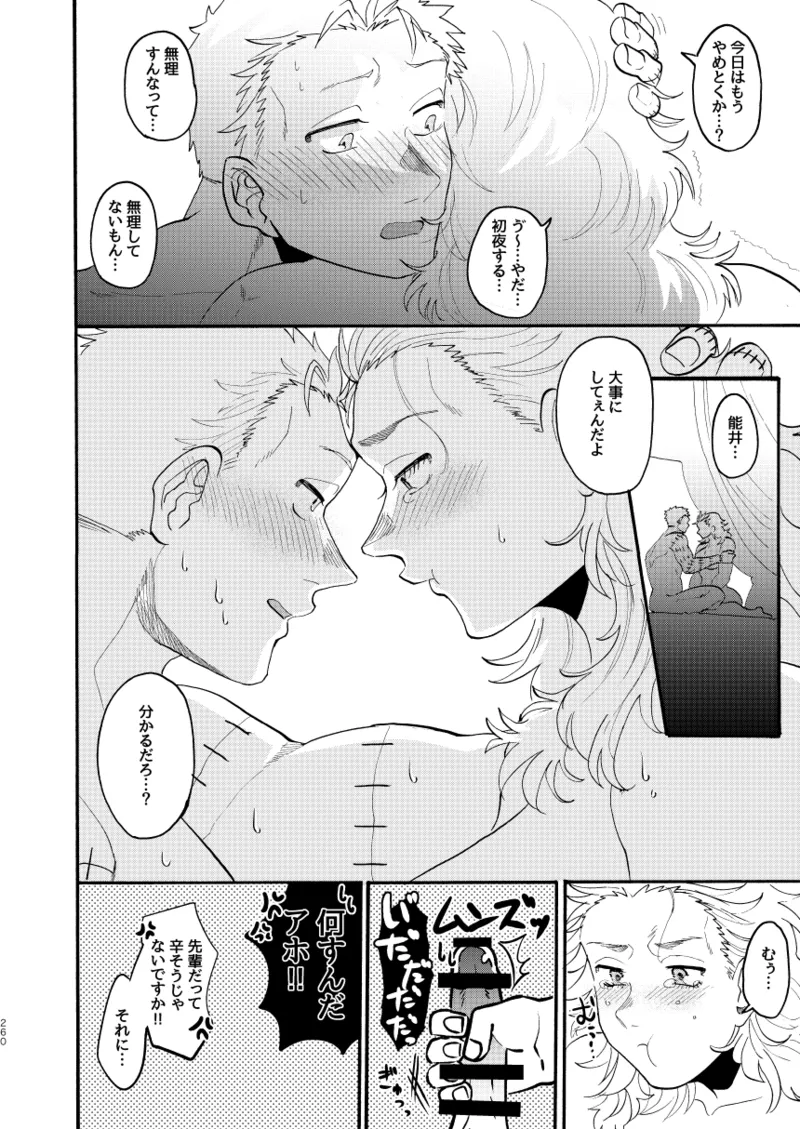 【心能井同人誌再録】Honeymoon Night Page.255