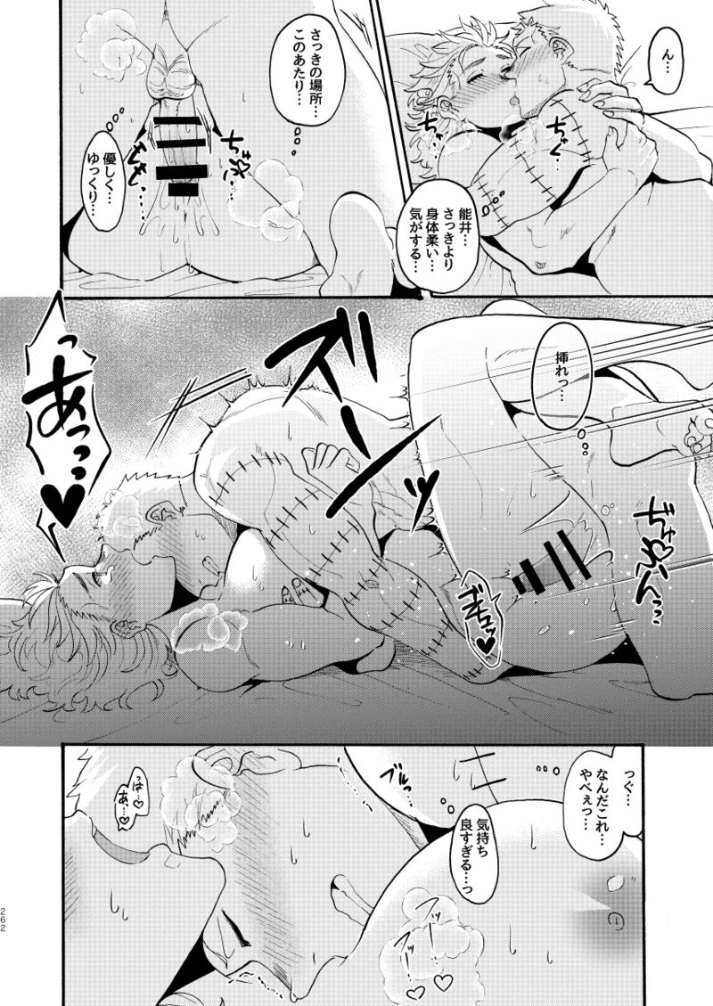 【心能井同人誌再録】Honeymoon Night Page.257