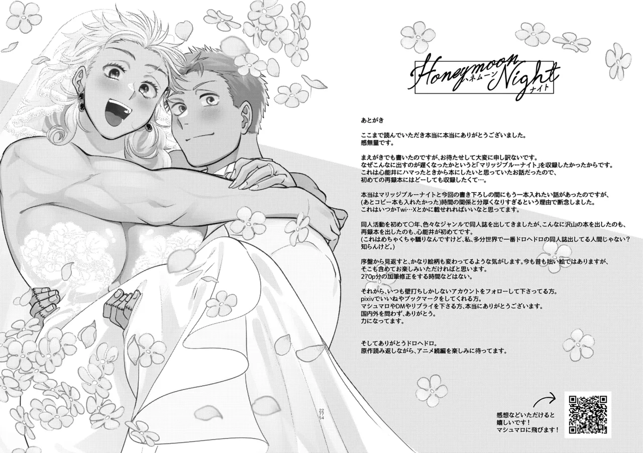 【心能井同人誌再録】Honeymoon Night Page.269